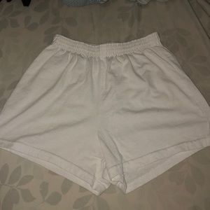 White Soffe Shorts